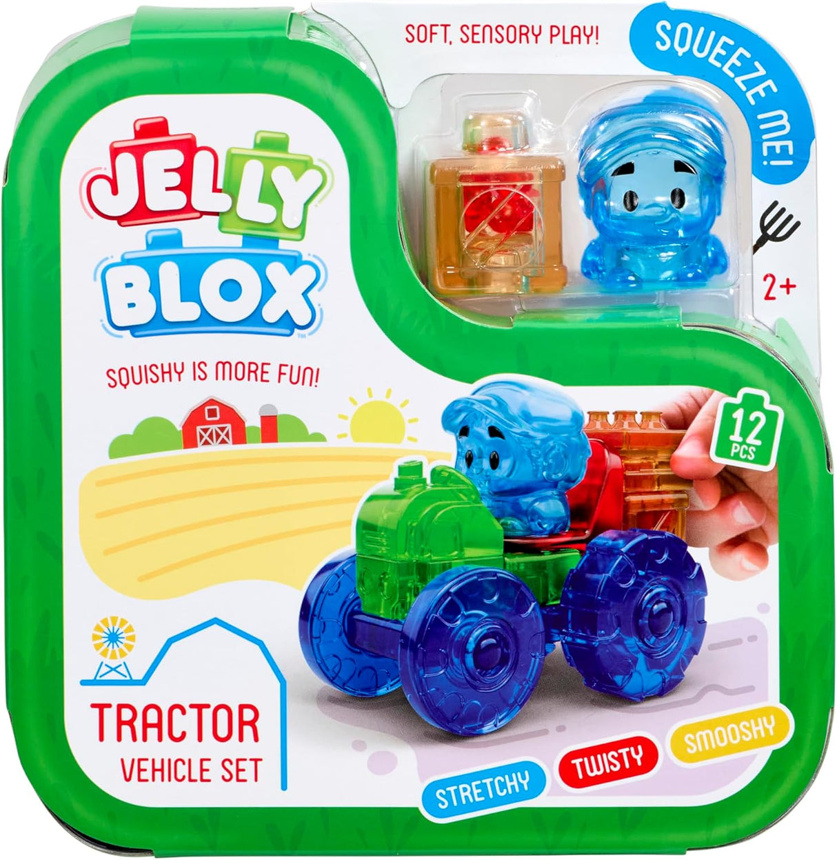 Jelly Blox - Tractor Set (12 Pieces)