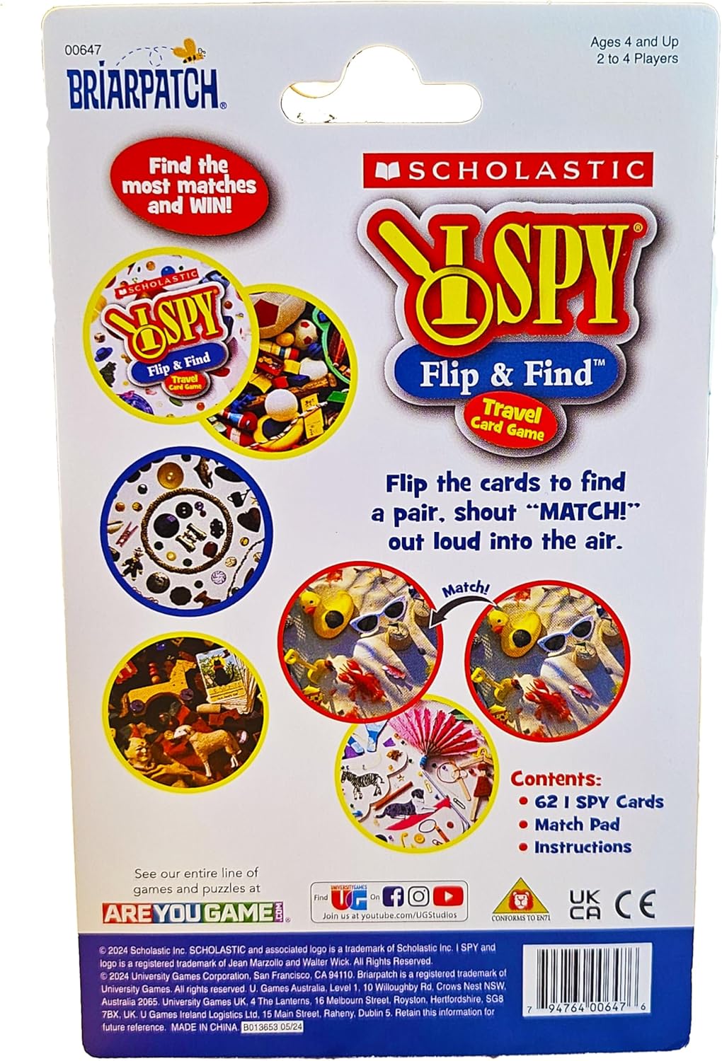 I Spy Flip and Find Card Game