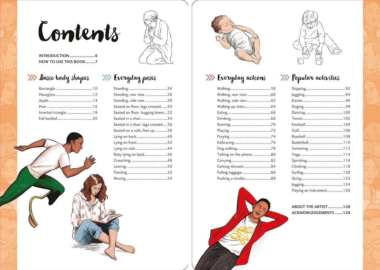 10 Step Drawing: Figures Book