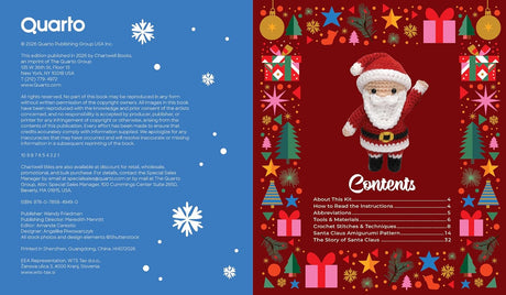 Official Santa Claus Book & Crochet Kit