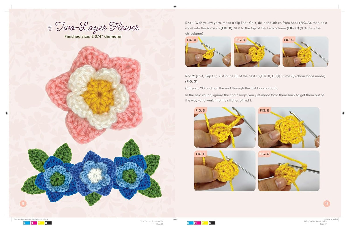 Crochet Botanicals Kit & Book