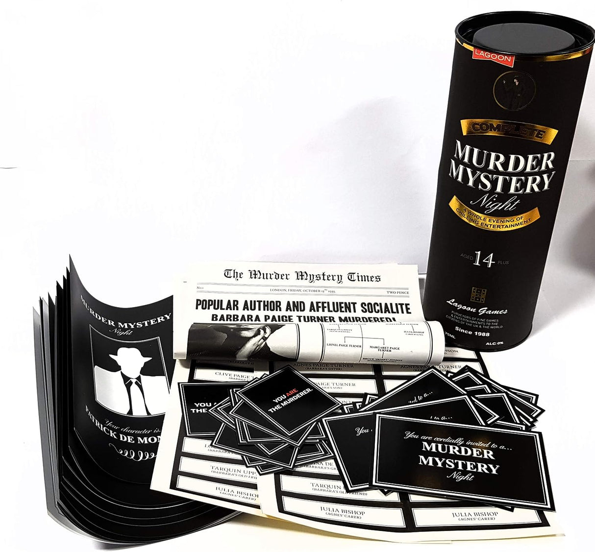 Complete Murder Mystery Night Game