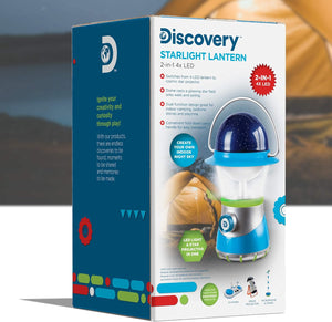 Discovery Toy Kids Starlight Lantern LED Light and Star Projector