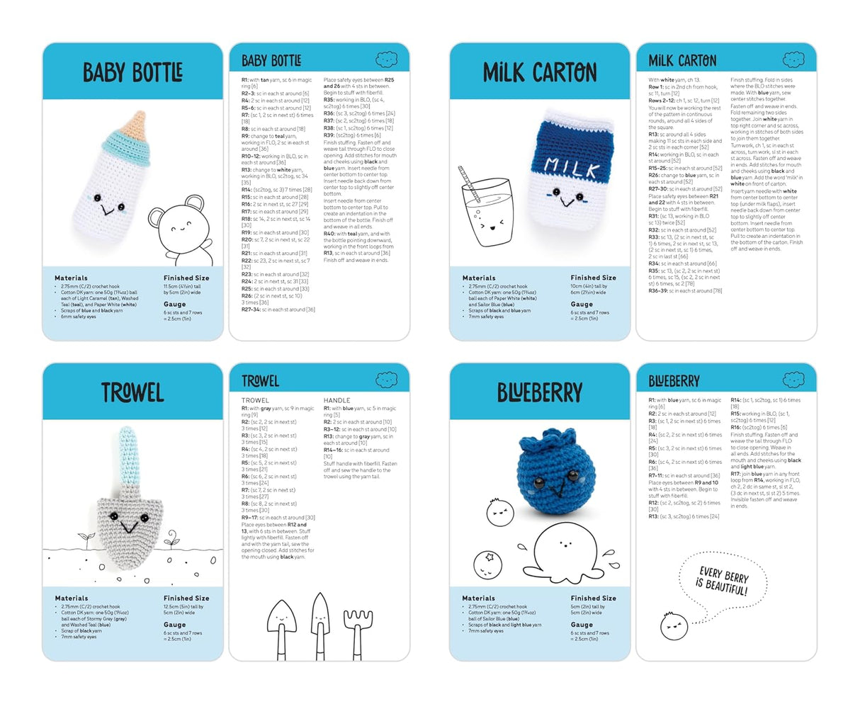 Kawaii Crochet Card Deck