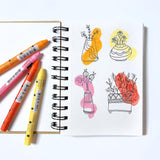 Elements Wire-O Hard Cover Sketch Book Portrait - A6