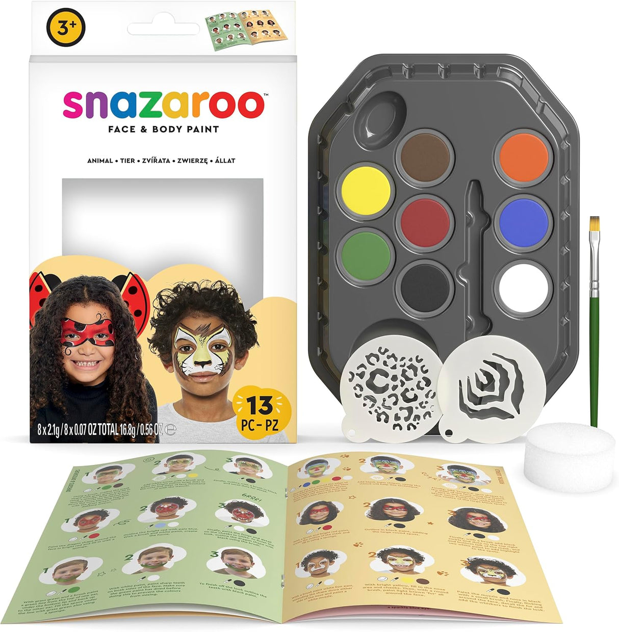 Snazaroo Face Painting Kit - Animal World