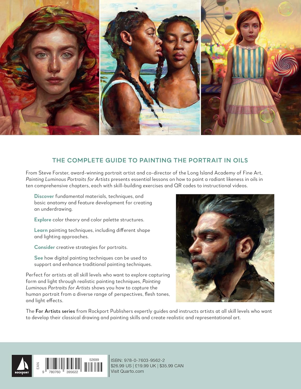 Painting Luminous Portraits For Artists in Oil Book