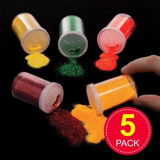 Autumn Glitter Shakers (Pack of 5)