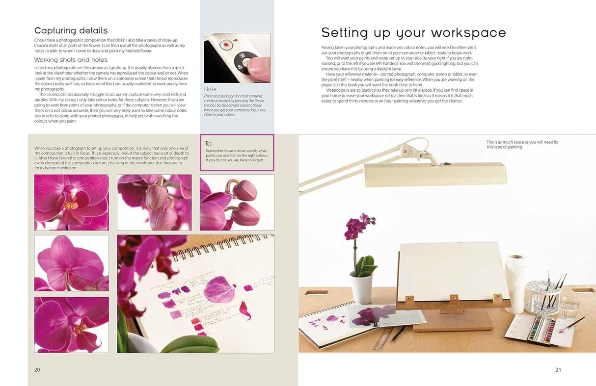 The Modern Flower Painter in Watercolours Book