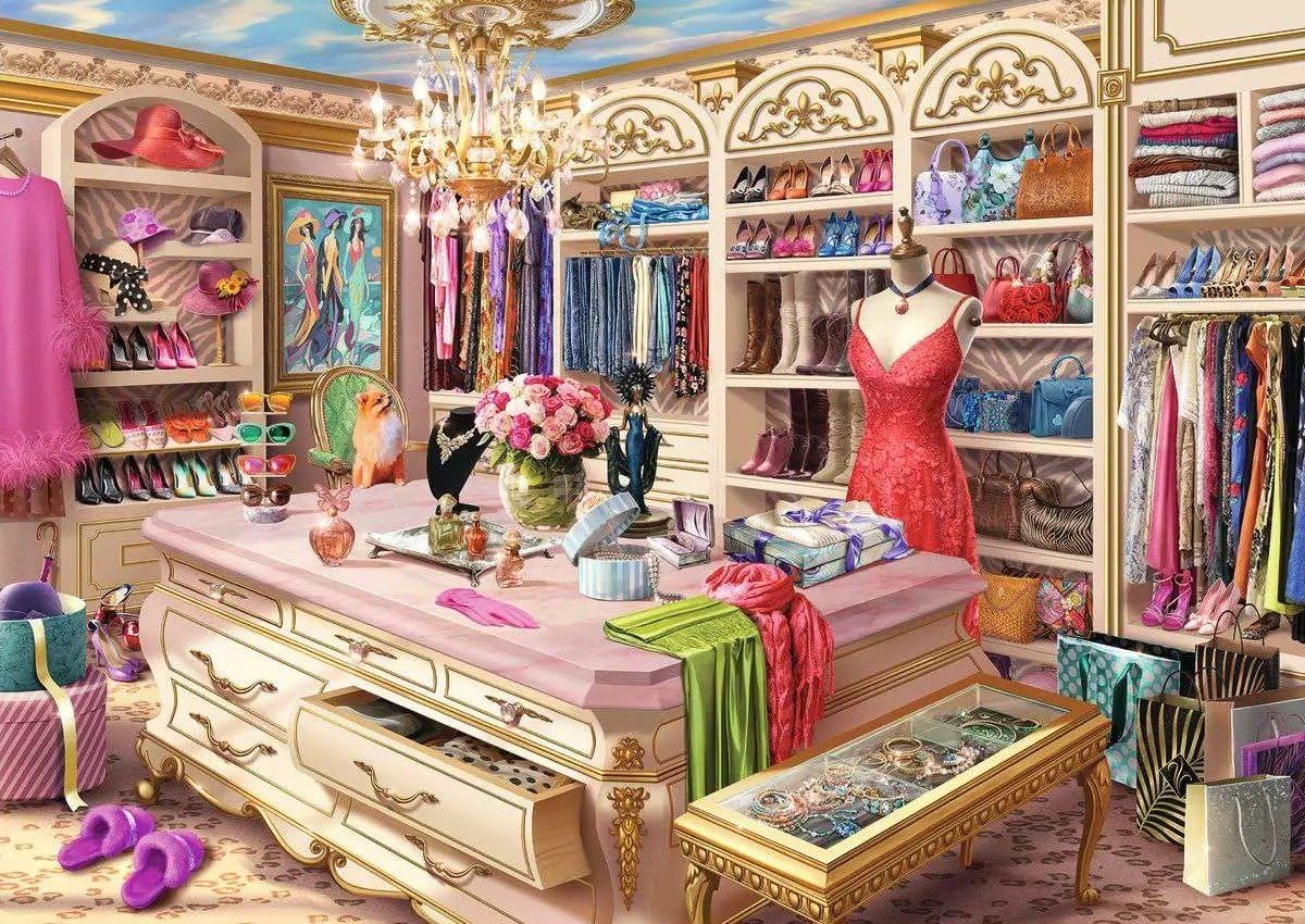 1000 Piece Jigsaw Puzzle - The Coveted Closet