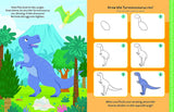 Watch Me Read & Draw: Dinosaurs Book