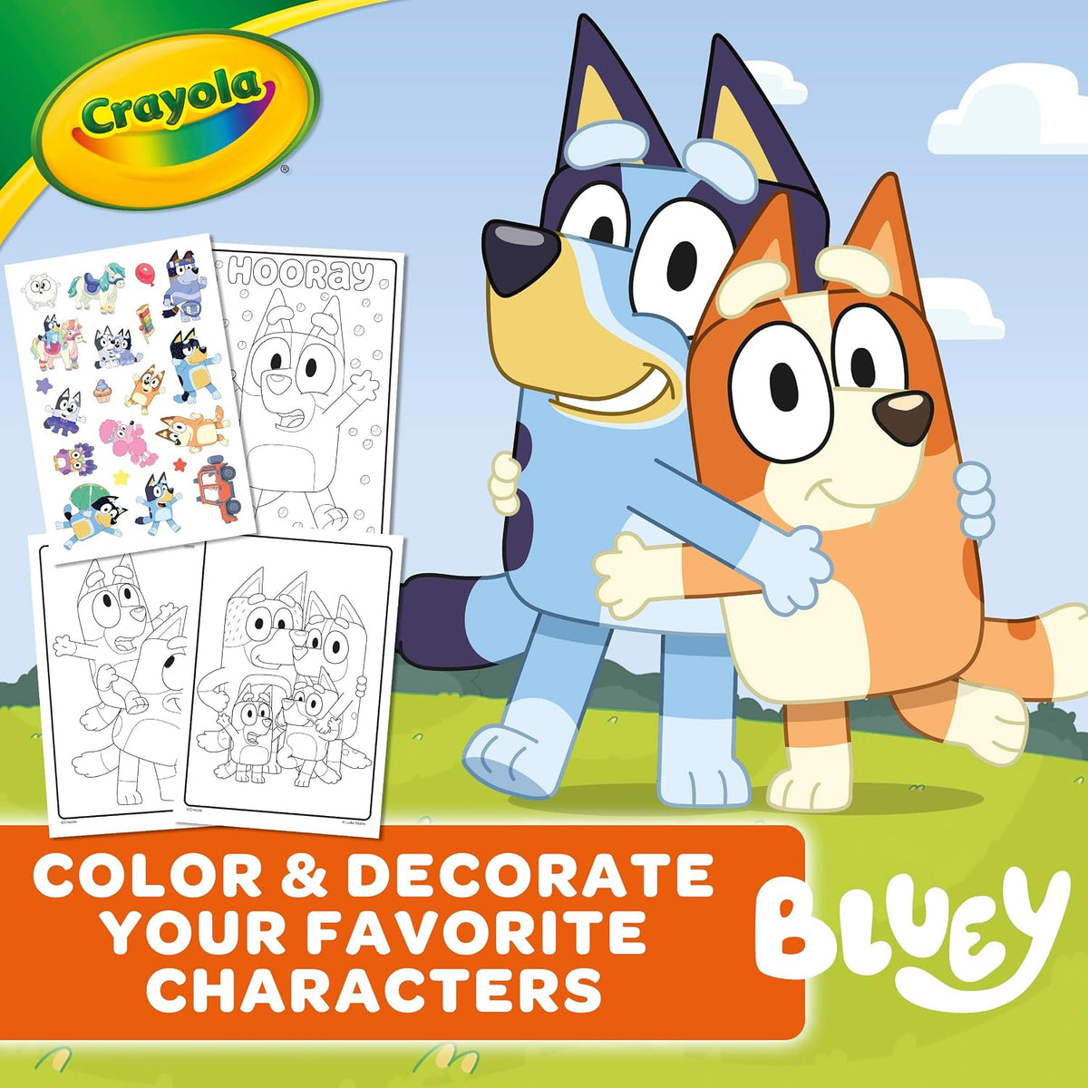 Crayola Bluey Colouring Book (96 Pages)