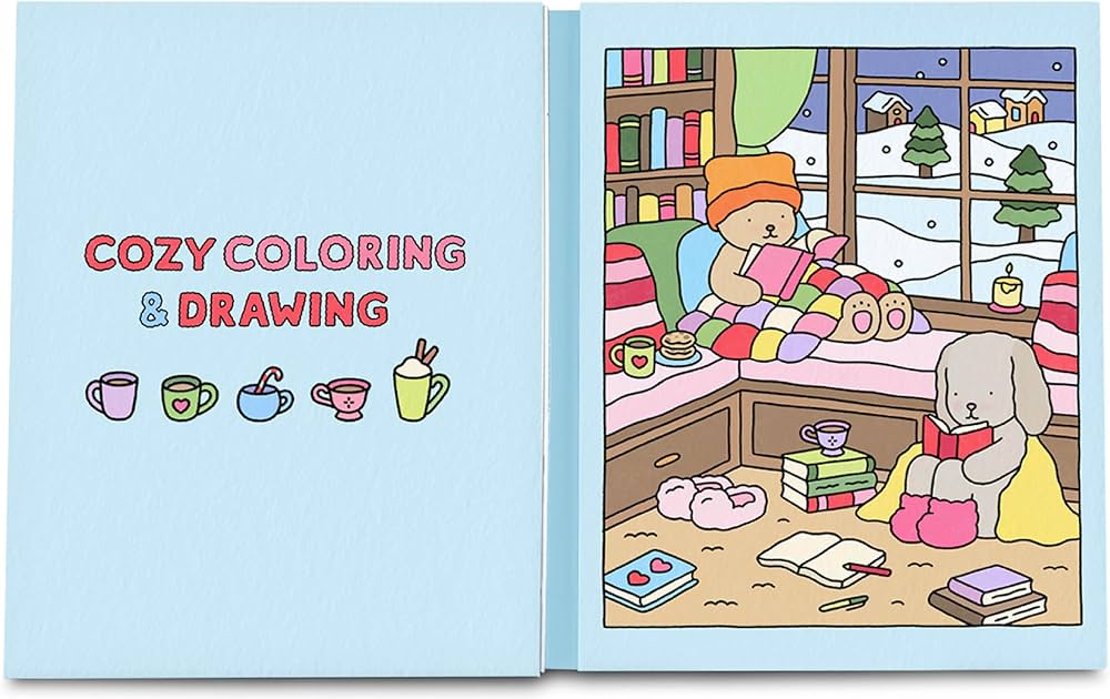 Bobbie Goods Cozy Colouring & Drawing Book