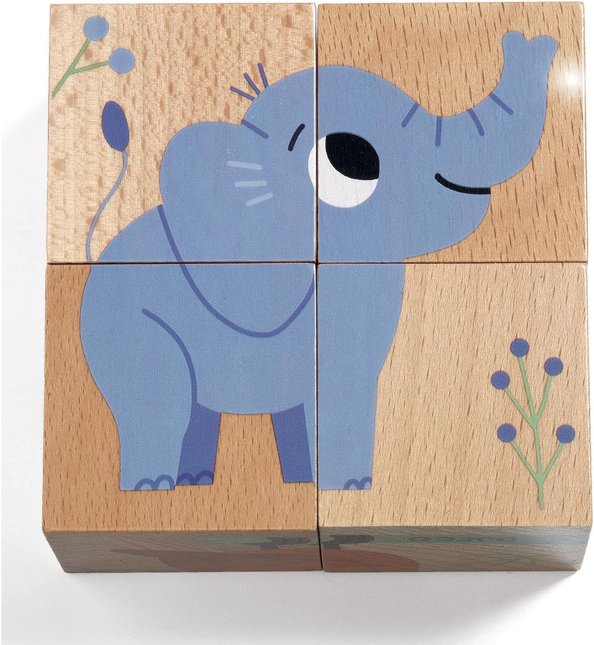 Djeco Wooden Puzzle Wild Animals