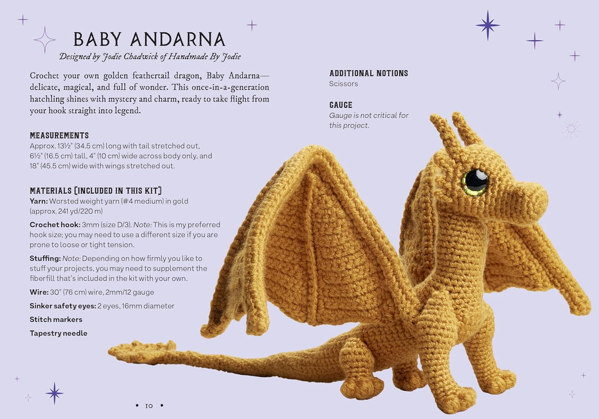 Official Fourth Wing Crochet Kit: Flight of Dragons