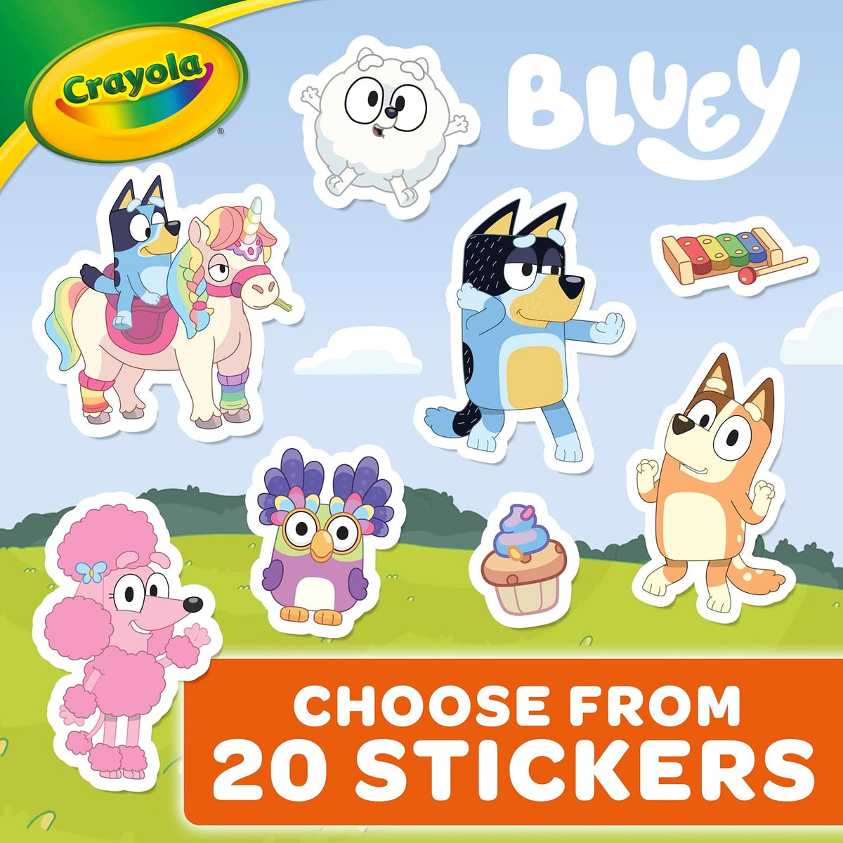 Crayola Bluey Colouring Book (96 Pages)