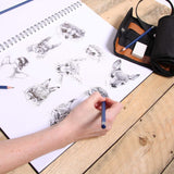 Elements A4 Wire-O Sketchbook 40s 180gsm - Kraft