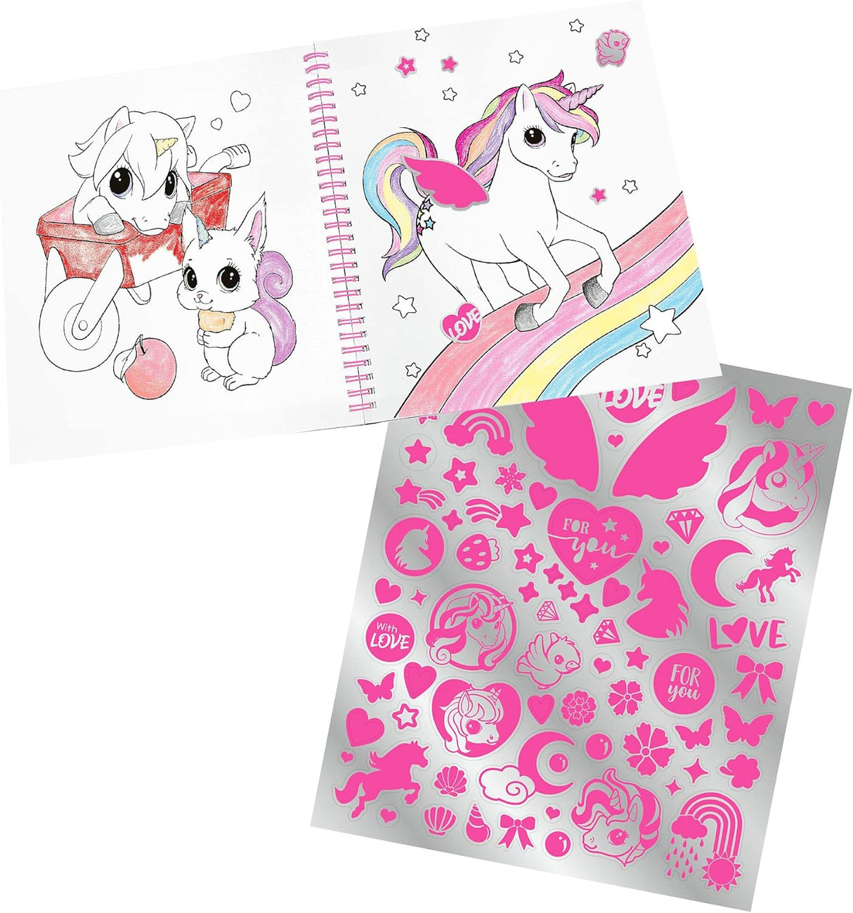 Ylvi & the Minimoomis Naya's Unicorn Colouring Book