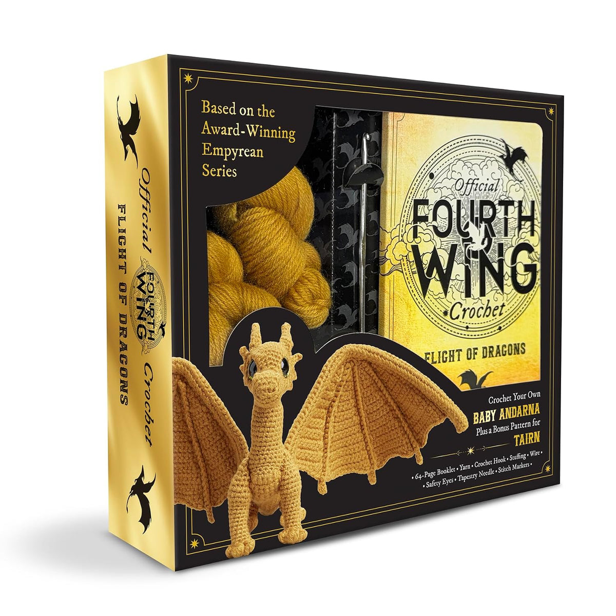Official Fourth Wing Crochet Kit: Flight of Dragons