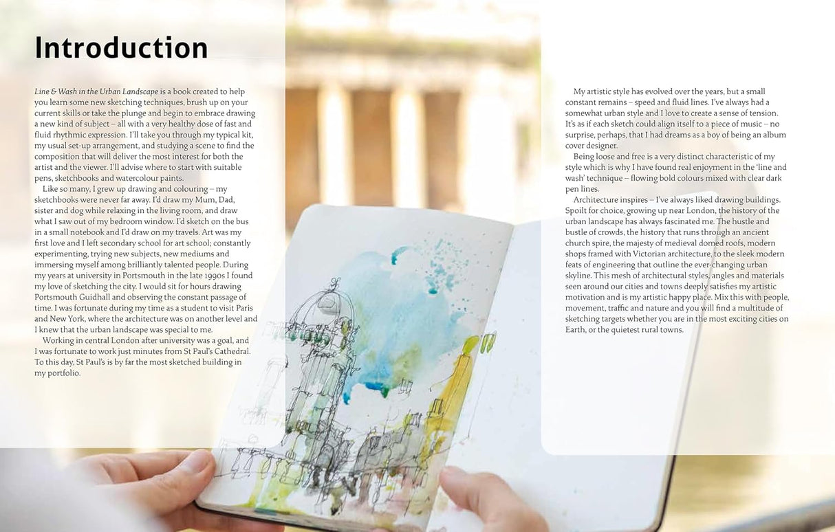 Line and Wash in the Urban Landscape Book