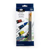 Essentials Acrylic Paint Set 12 X 12Ml With Brush