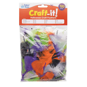 Halloween Craft Feathers (Pack of 120)