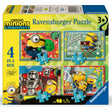 Minions & Monsters Jigsaw Puzzles - 4 in a Box