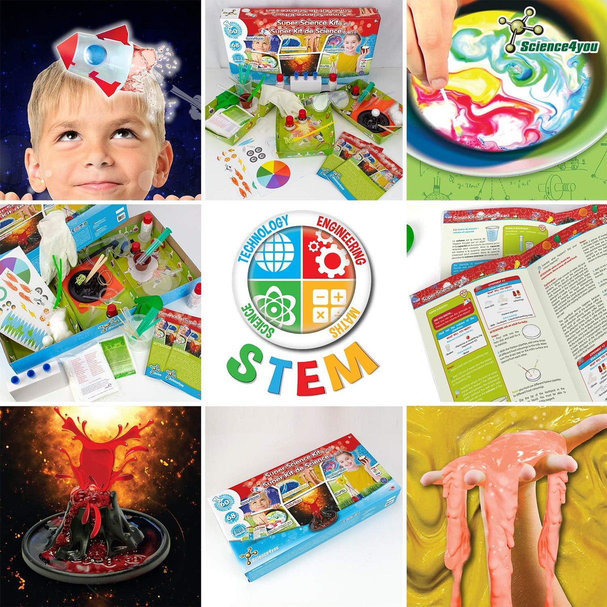 Science4you Super Science Kit 6 in1