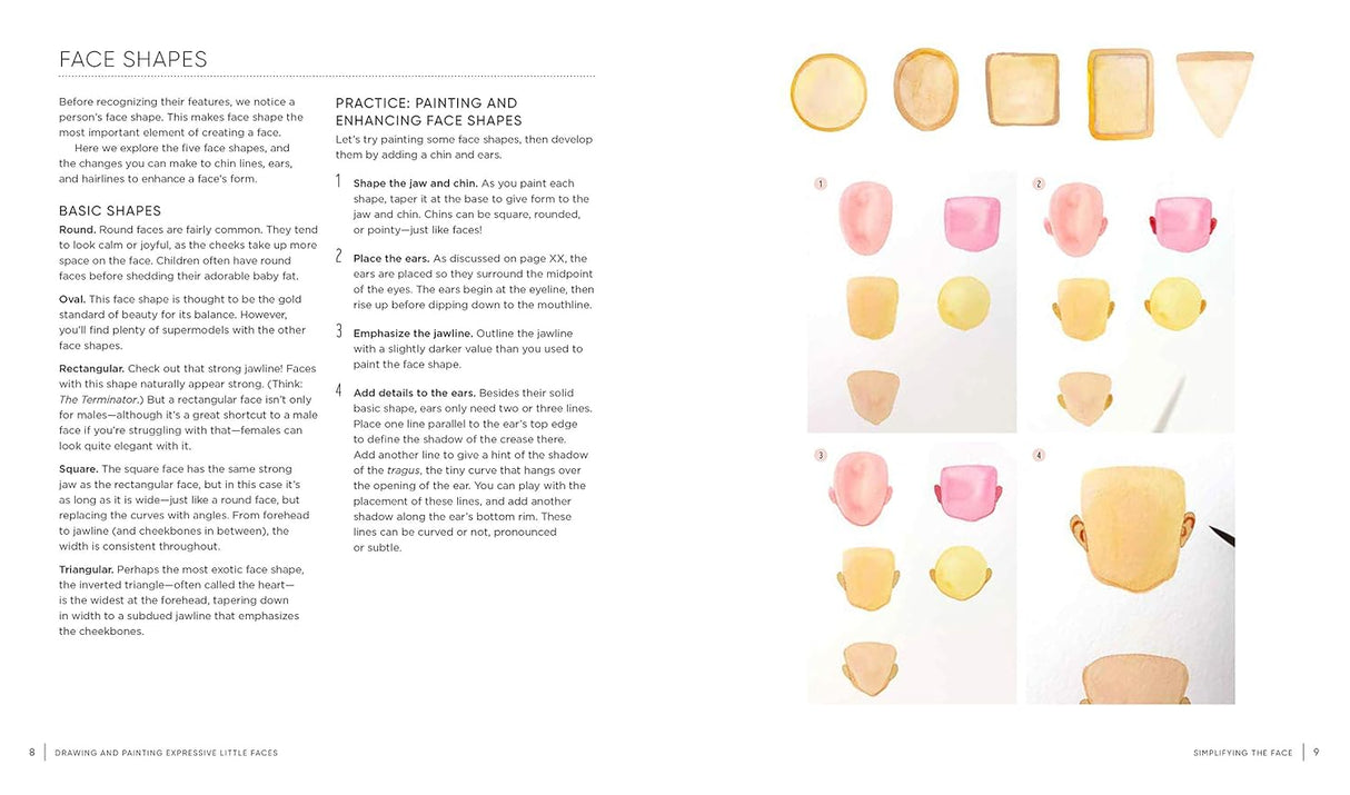 Drawing & Painting Expressive Little Faces Book