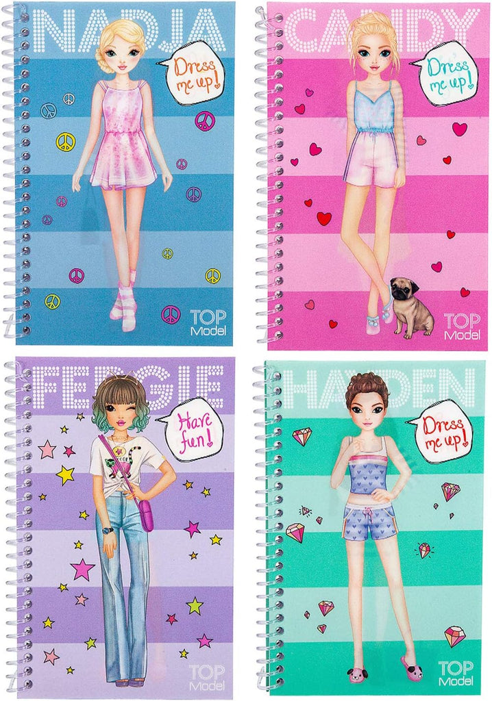 TOPModel Dress Me Up sticker book with Lexy, Candy & Malia – Giddy