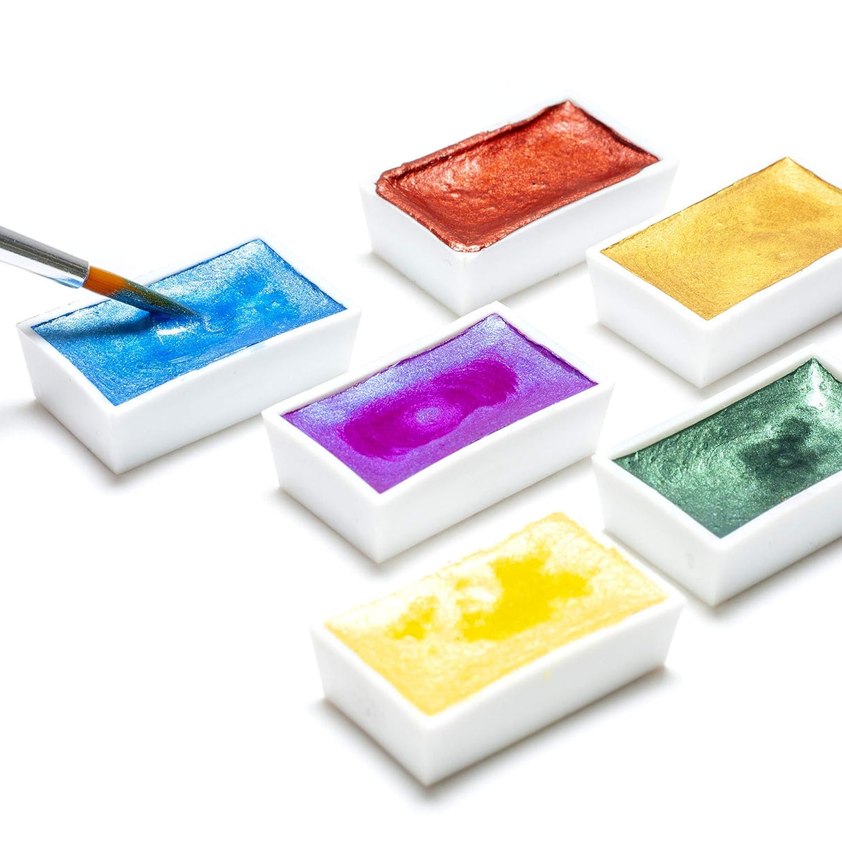 Elements Watercolour Paint Set - 42 Premium Watercolour Whole Pans