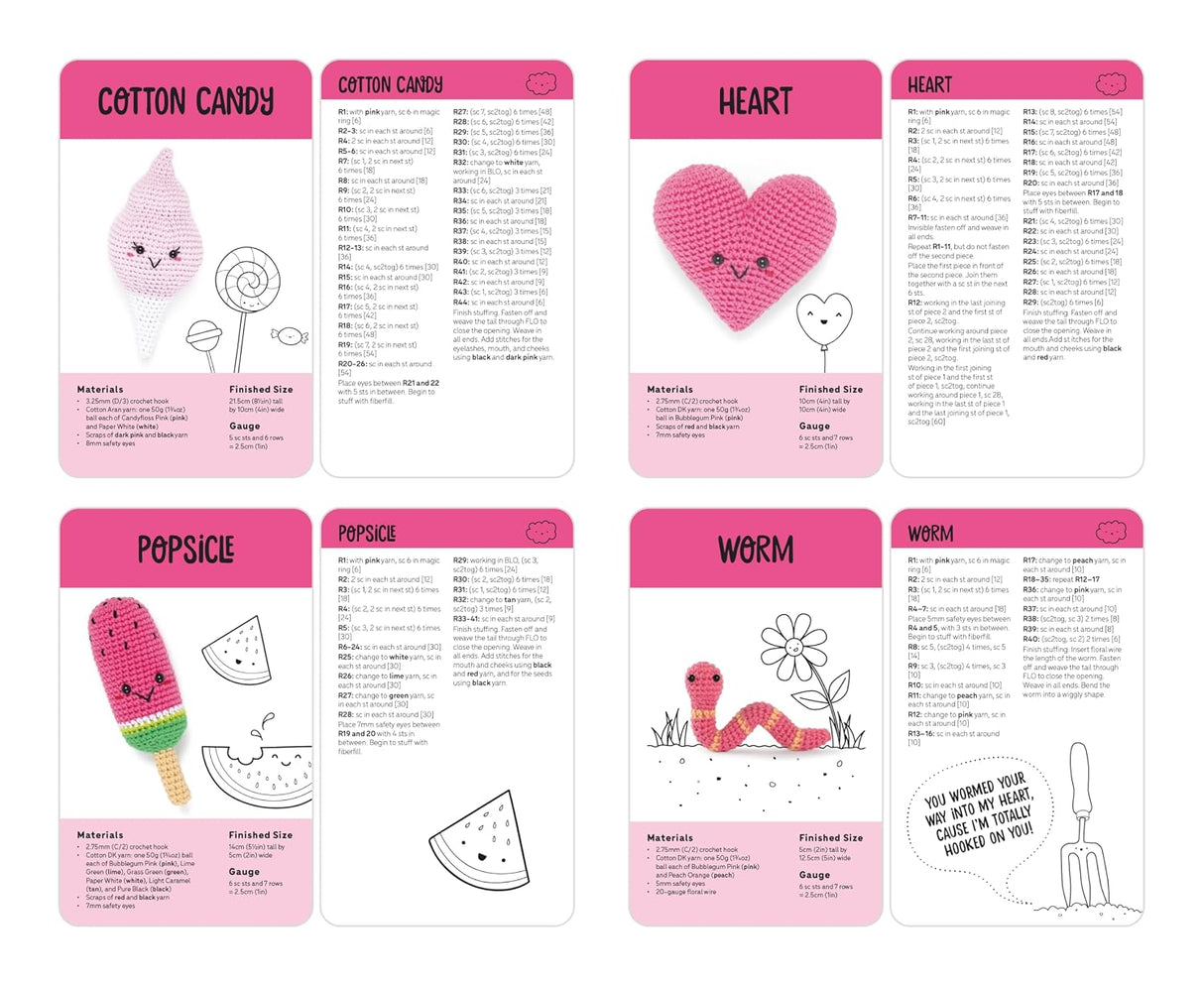 Kawaii Crochet Card Deck