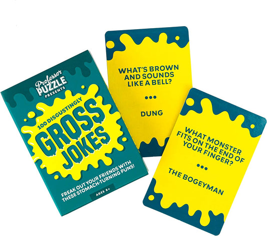 Professor Puzzle Gross Jokes Cards 