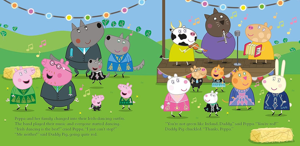 Peppa Pig Peppa Goes To Ireland Book
