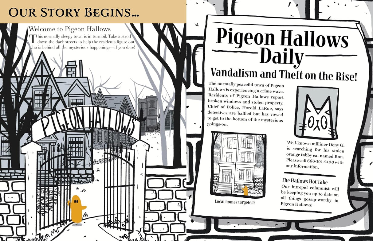 Color & Sleuth: Ghost Town - A Spooky Colouring Mystery Book
