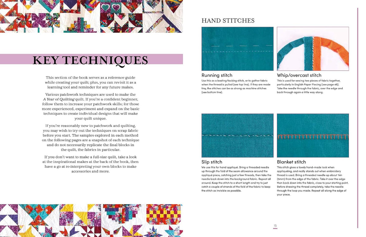 A Year of Quilting Book