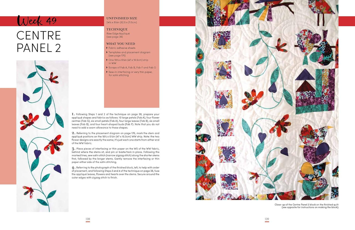 A Year of Quilting Book