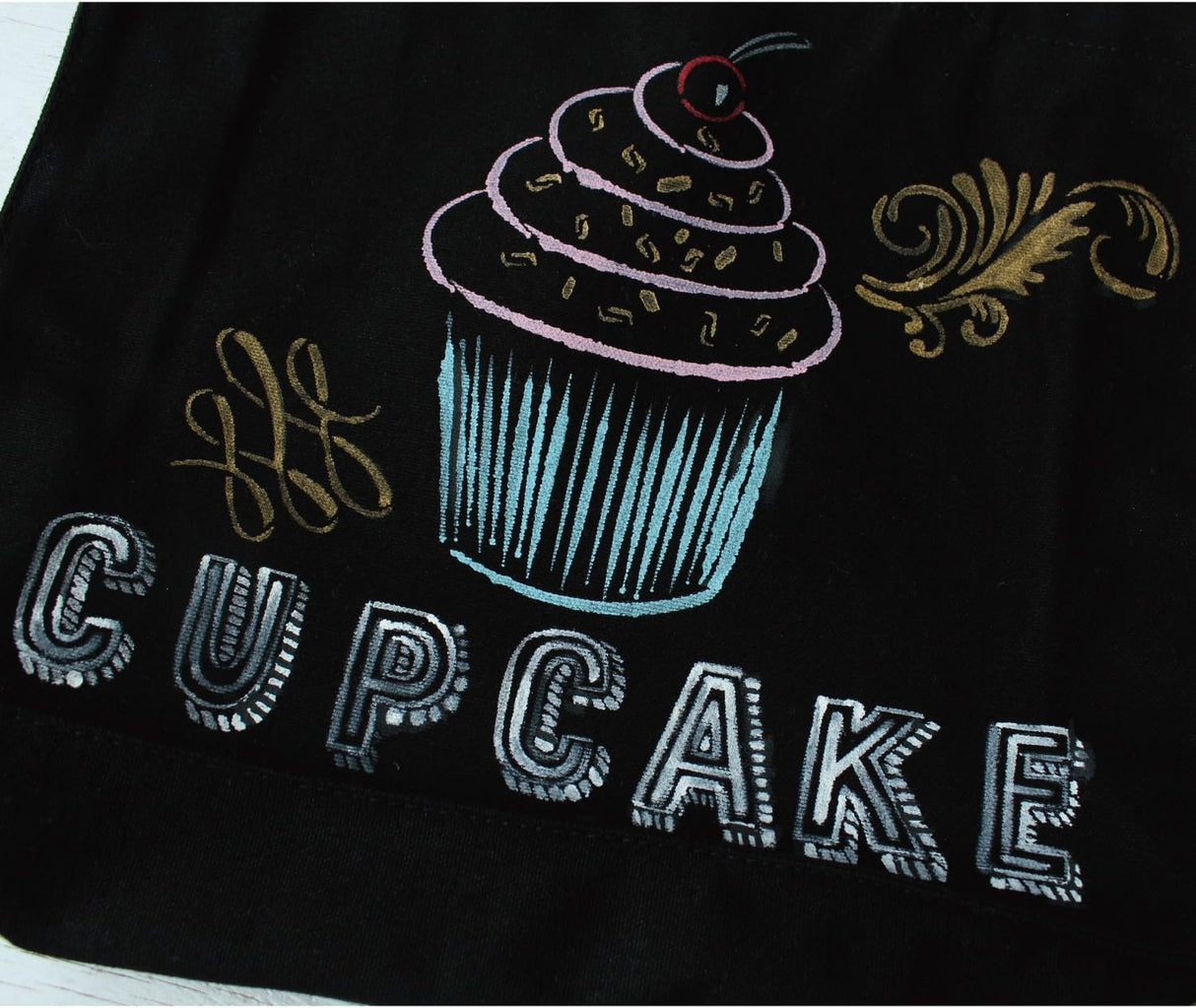 FolkArt Stencil 8.5inx9.5in - Lily & Val Cupcakes