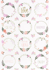 Hot Foil & Glitter Paper Pad - Sweet Paper Crush (12 Sheets)