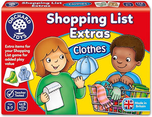 Orchard Toys Shopping List Extras Clothes