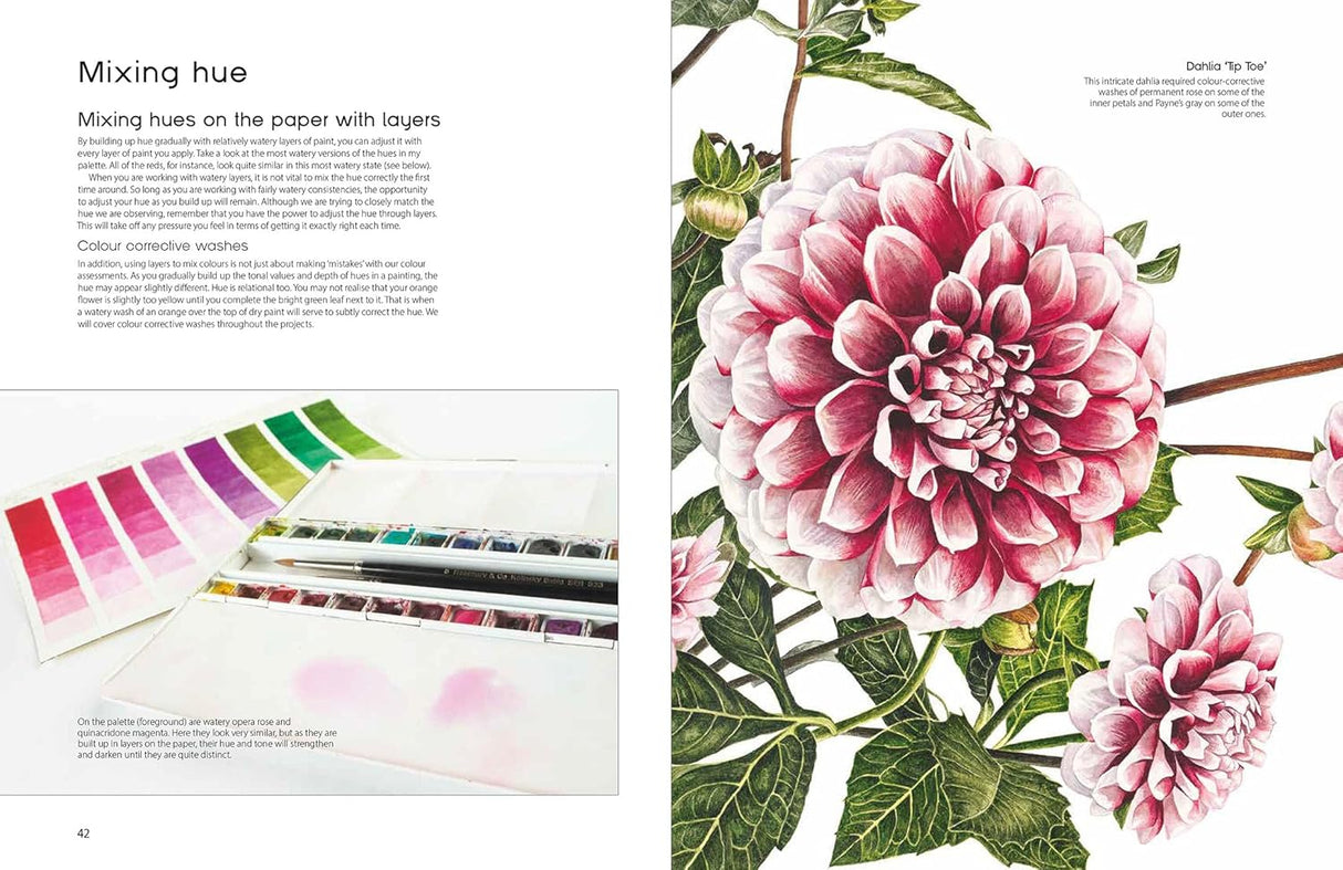 The Modern Flower Painter in Watercolours Book