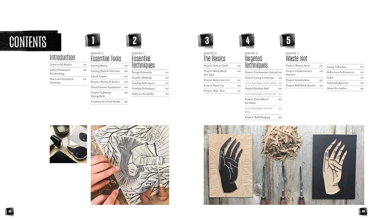 Block Print Magic Book