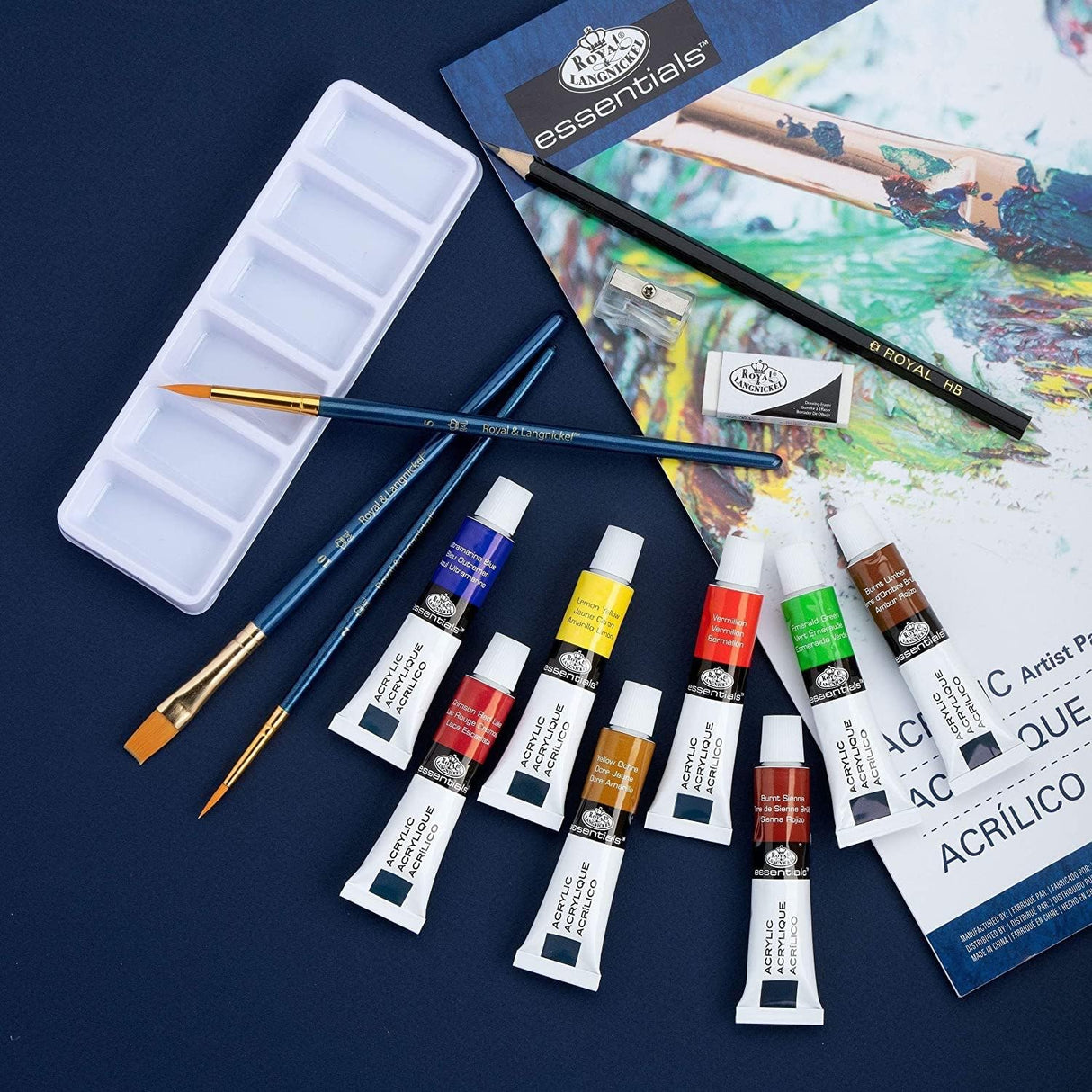 Acrylic Painting Box Set 21 Pieces