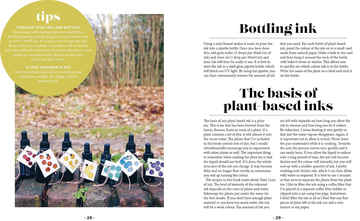 Plant and Ink Make Your Own Plant-Based Ink Book