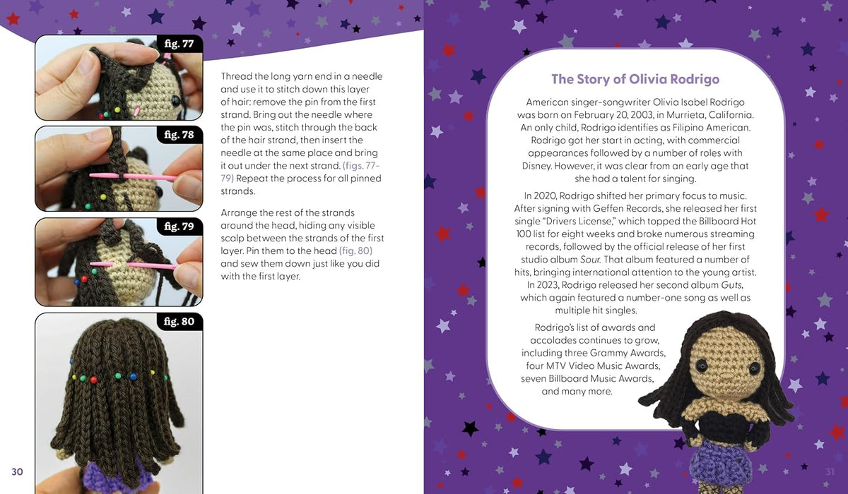 Unofficial Olivia Rodrigo Book & Crochet Kit