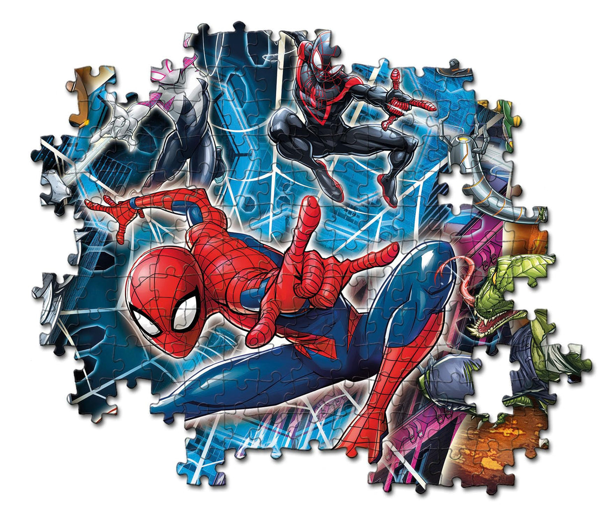 104 Piece Supercolor Jigsaw Puzzle - Marvel Spiderman