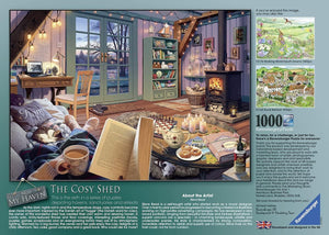 My Haven No 6 The Cosy Shed 1000 Piece Jigsaw