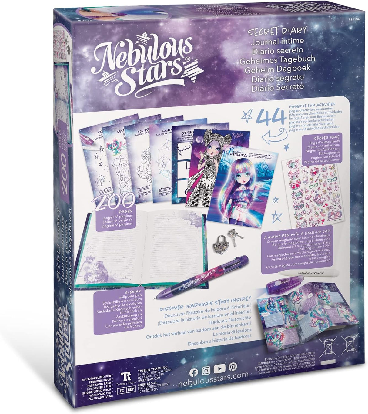 Nebulous Stars Secret Diary Set - Isadora