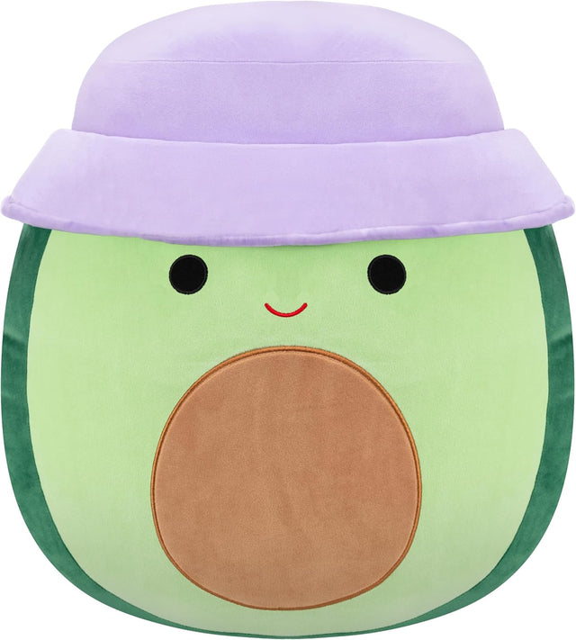 Squishmallows 7.5 Inch - Austin the Green Avocado with Bucket Hat