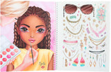 TOPModel Make-Up Colouring Book